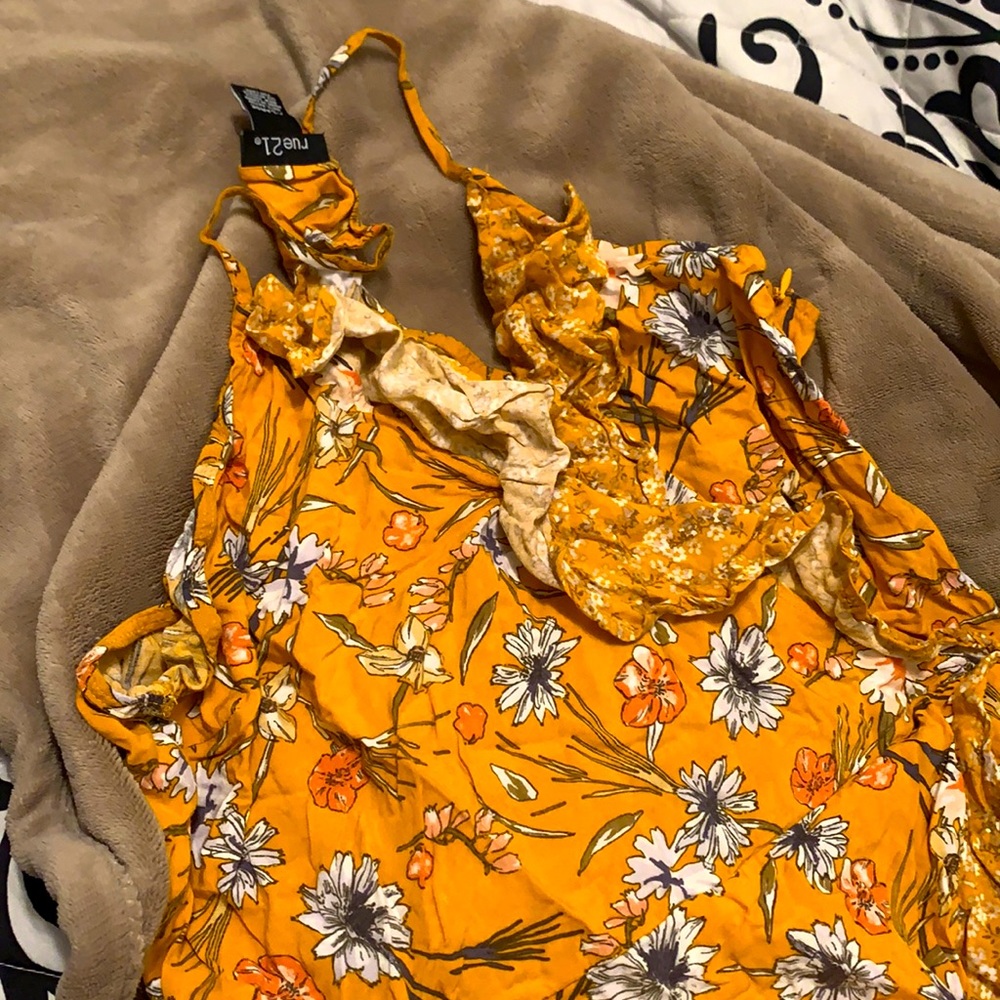 Mustard colored sundress